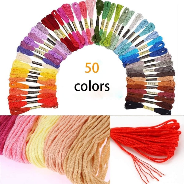 Broderistarterkit komplett set, stansnålset magisk broderi