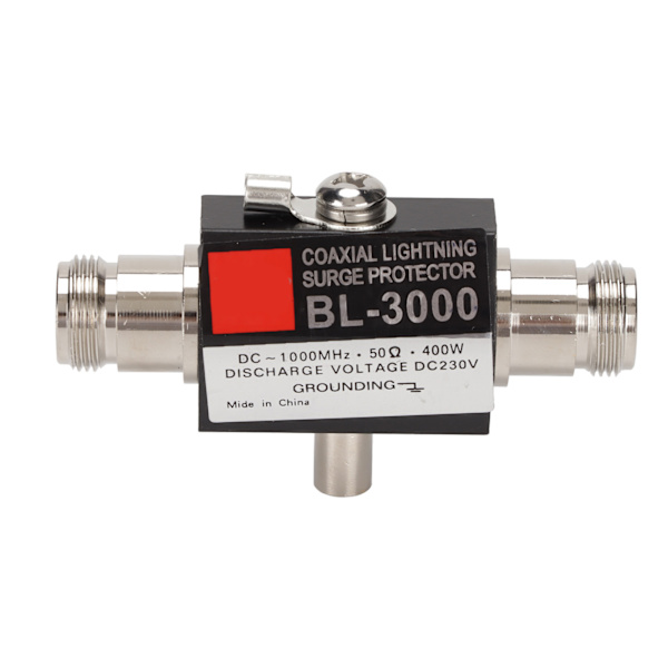 Yinitone BL‑3000 Koaxial Blixtsskydd N Hona till N Hona Blixtsskydd för Kommunikationsutrustning