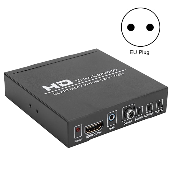 Järnskal låg strömförbrukning digitaliseringschip bearbetning Scart/HD till HD-omvandlare bärbar adapter