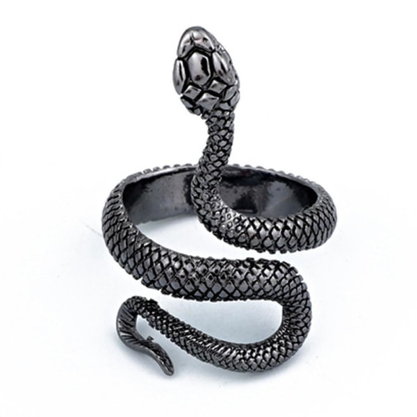 2 st ormring med ormmodellering Öppningsbar justerbar fingerring Unisex