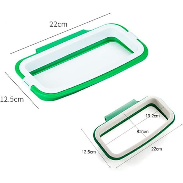 Skåpdörr Baksida Ställ för Utrymmesbesparande Design, Sopsäckshållare Hängande Sopsäck, Portabel Sopsäckförvaring för Miljön