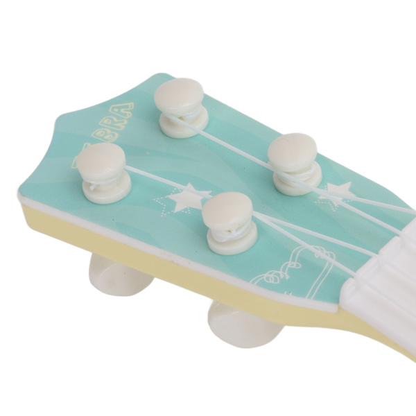 Ukulele Gitarr Leksaker Plast Ukuleles Musikinstrument Leksak med 4 Strängar för BarnBlå