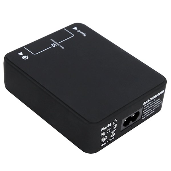 AC-pistokkeen virtalähdesovitin 3.0 USB Type C USB-C-laturi, sopii Samsung S6 S7 S8 Edge 100-240 V EU-pistokkeeseen