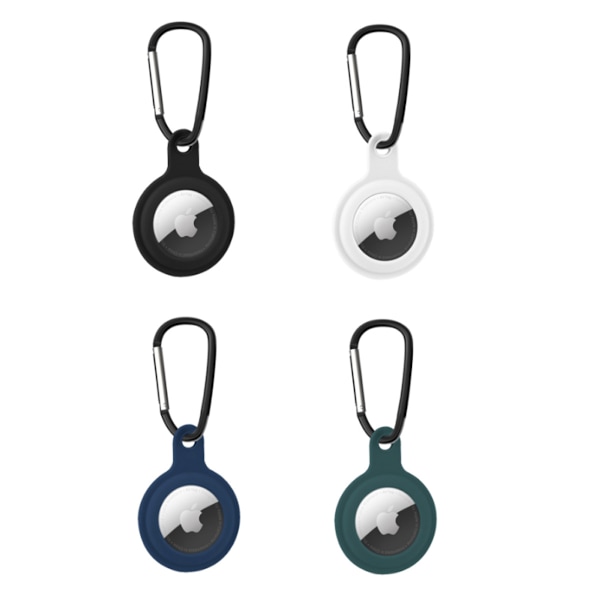 Anti-förlorad Nyckelring Design AirTag Skydd, Omtänksamt Designad för Vardagsbruk, 4-pack