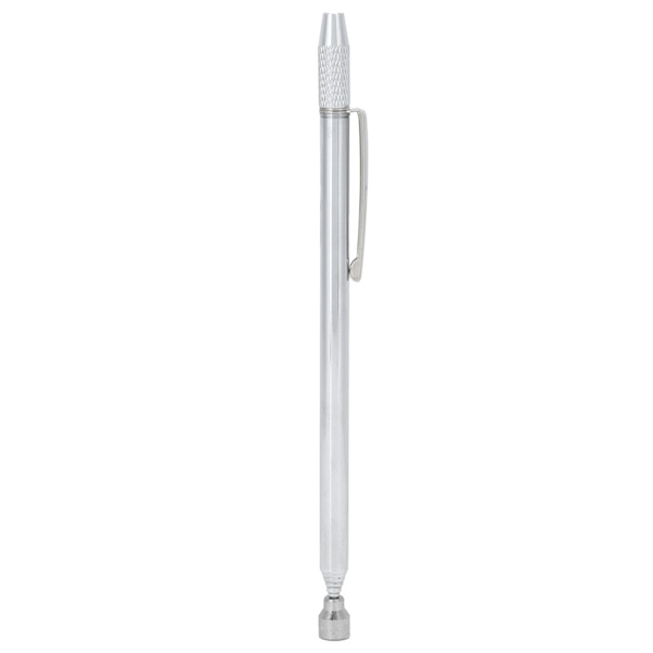 Teleskopisk magnet LAN‑5006 i rustfrit stål, 2lb permanent magnet pickup pen værktøj, sølv