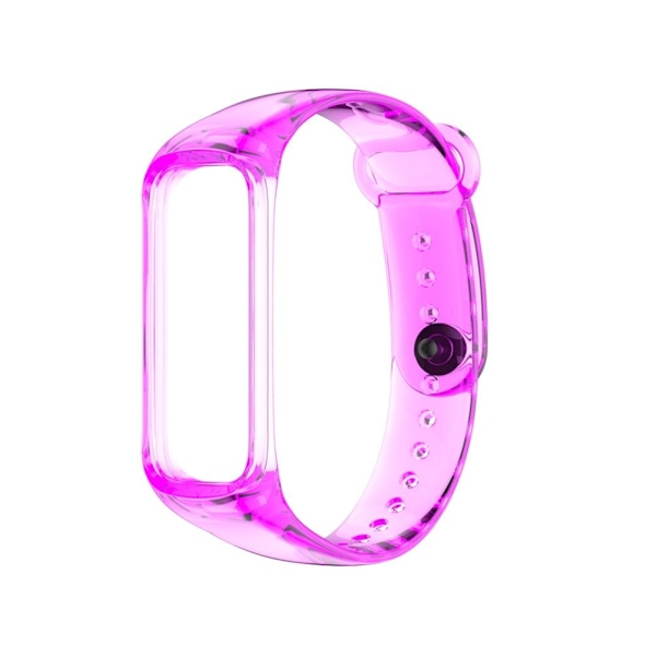 Reserve Watch Strap Kompatibel for Samsung Galaxy Fit2 Soft Clear TPU Color Wristband
