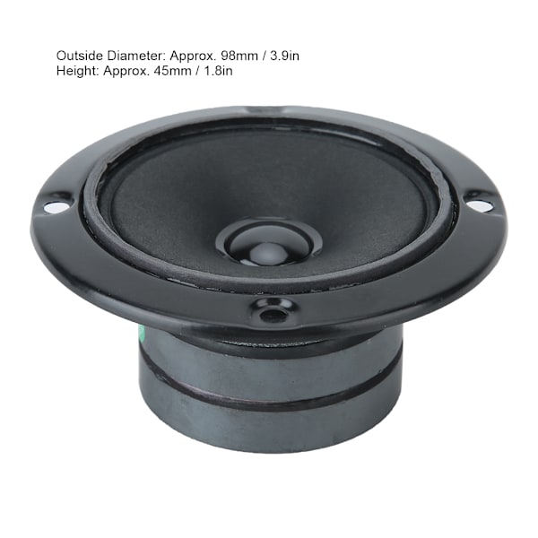 3inch 4Ohm 20W Black Tweeter KTV Audio Dual Magnetic Speaker Accessory