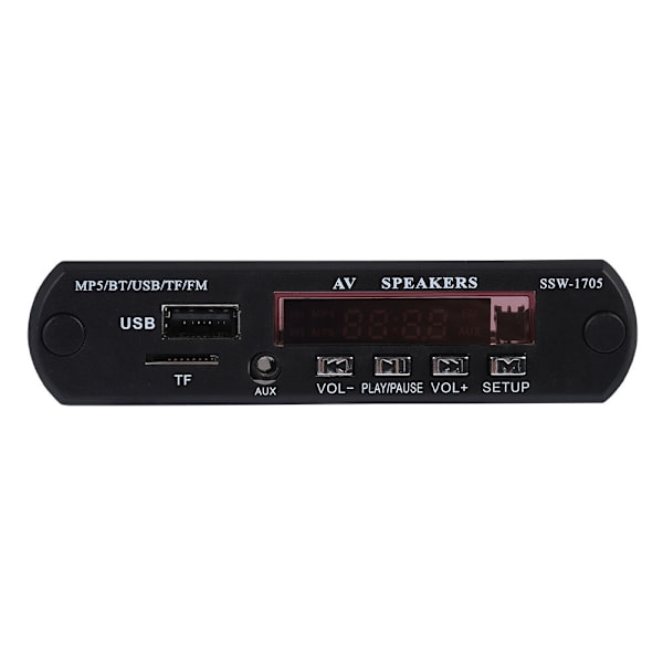 1280*720 HD MP5-afspiller SSD Stereo Bluetooth MP5-afspiller med FM/AUX-indgang Fjernbetjening