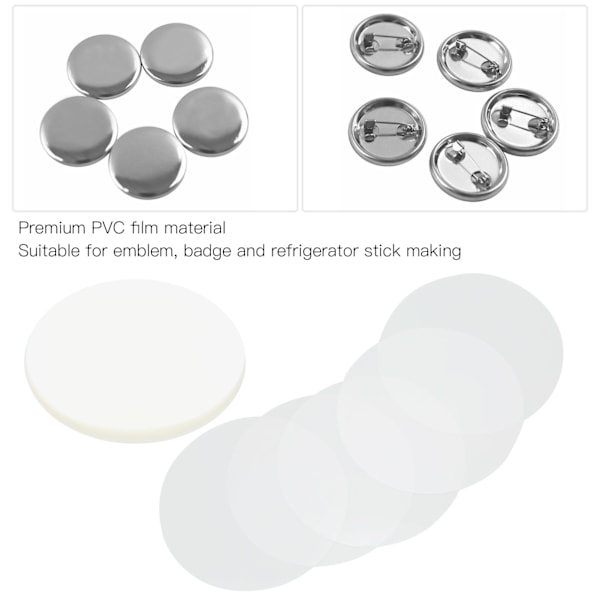 100 kpl merkki-elokuvaa PVC-materiaalia Kuviosuojaus Laaja sovellus Läpinäkyvä merkki-elokuva44MM