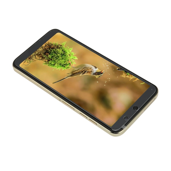 6,1 tommer mobiltelefon til Android 11 MT6889 ti-core 7000mah 1440x3040 8MP front 16MP bagkamera 4GB RAM 64GB ROM100‑240V gylden