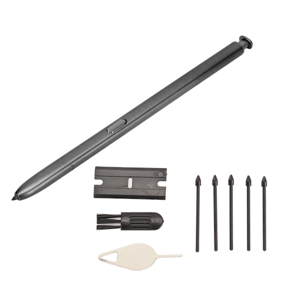 Stylus-penner universell berøringsskjermpenn med høy følsomhet med reservepenner for Galaxy Note 10 Note 10 Plus svart