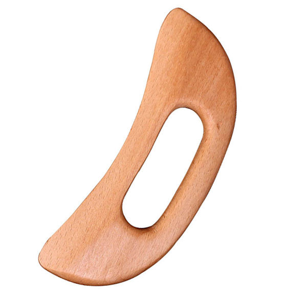 Trä Gua Sha skrapverktyg Gua Sha bräda akupunkturpunkt massageapparat för ryggben