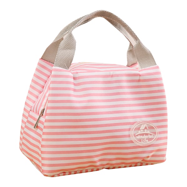 Lunchväskor för kvinnor Isolerad söt lunchlåda Återanvändbar dragkedja Kylare Tote Bag Lunchbag