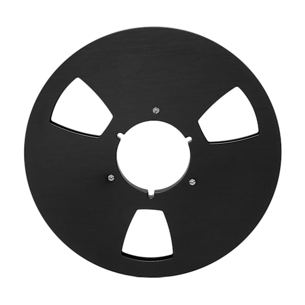 1/4 10,5 tommer Tom Spolereel 3 Huller Aluminium Legering Universal Åbningsmaskine Del Lyd Bånd Spolereel til Pioneer Sort