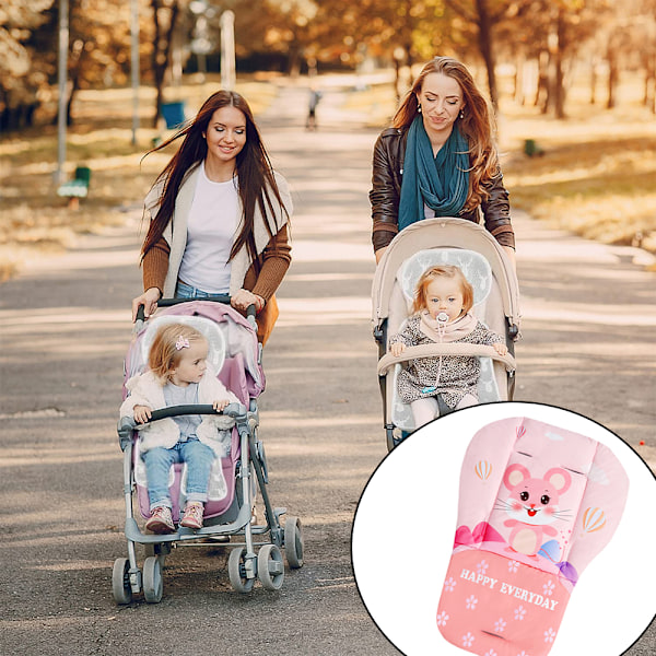 Skridsikker pude Baby klapvognspude efterår vinter børn'