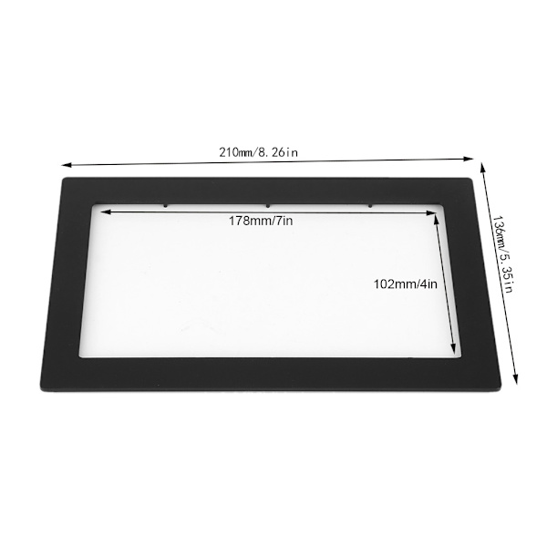 7in 2Din bilfascia instrumentpanel installationsram monteringssats ram 178 x 102mm universell passform