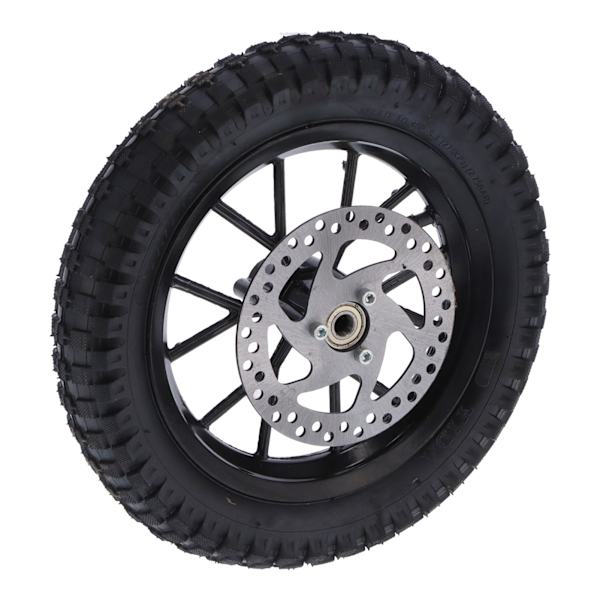 Gummi forhjul dæk 12.5x2.75in skivebremse kædekrans bolte til 47cc 49cc 2-takts mini crossmotorcykel