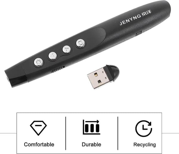 Trådlös USB-presentatörpenna Kontorspresentatörpenna Bildspelspresentation