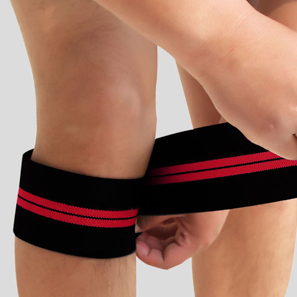 Elastisk håndledsstøtte knæbandage bandage wrap udendørs sportsbeskytter til vægtløftning squat