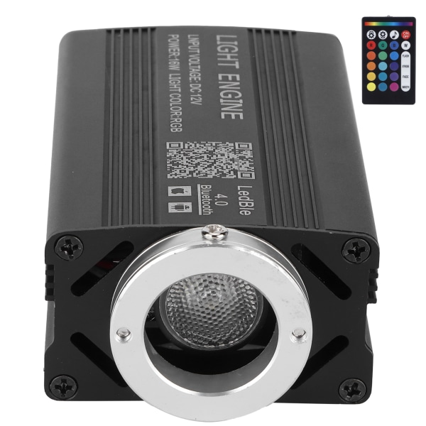 16W Fiberoptisk Ljus RGBW Fjärrbelysning för Bluetooth APP Con