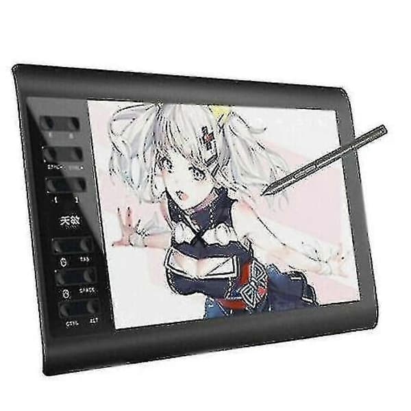 GETIT Stor 10x6 tums digital ritplatta med penna