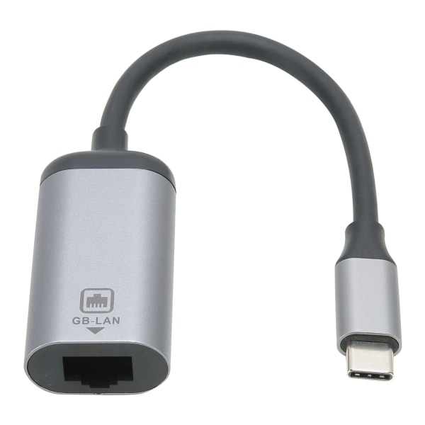 TypeC til Gigabit RJ45 netværksport adapter kort kabel til Windows Android OS X