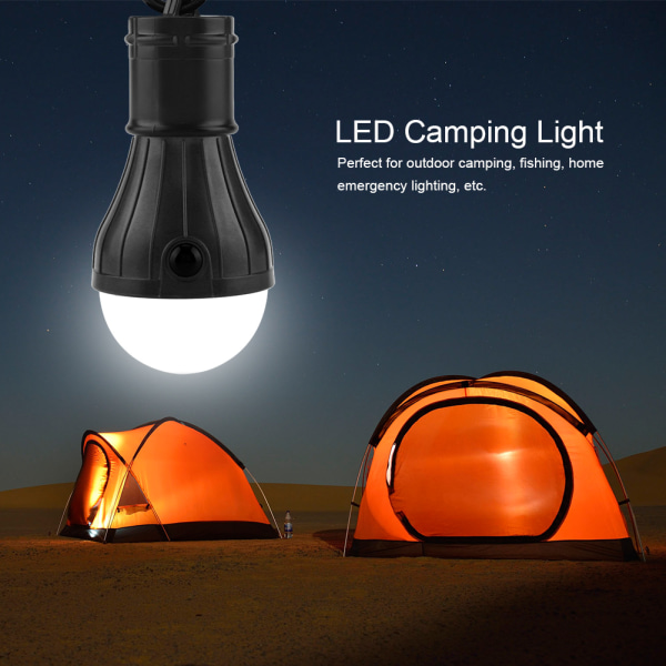 Mini Bärbar 3 LED Tält Hängande Lykta Utomhus Fiske Camping