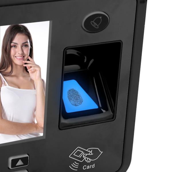 Biometrisk fingeraftryk og ID-kort dør adgangskontrol tid attendance med IP/TCP-grænseflade