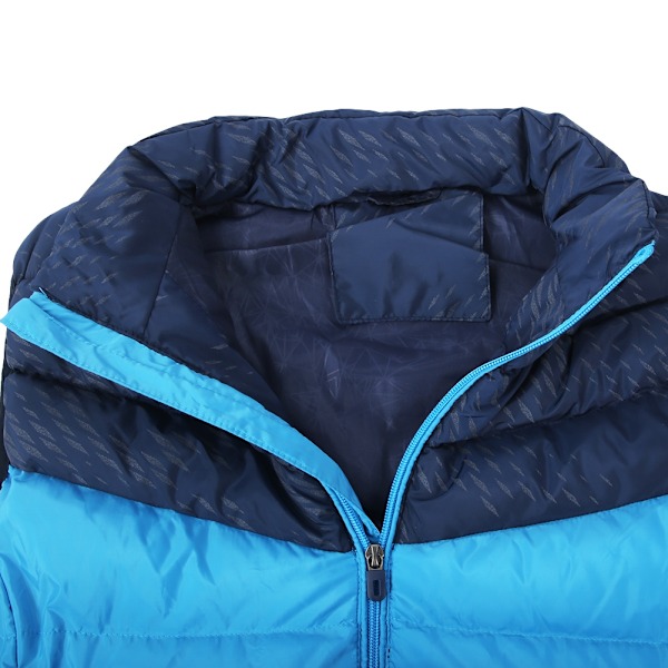 Infraröd Uppvärmd Väst Jacka Kappa med Huva Herr Vinterkläder Outfit 3 Temperaturinställningar Smart Justerbar Blå M