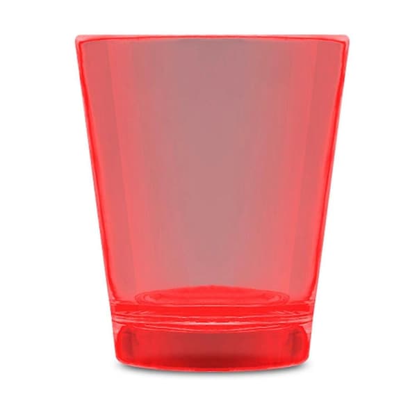 Självlysande Shotglas Rött