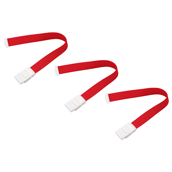 Justerbar Tourniquet, Portabelt Utomhus Nödblödningskontrollset med Snabbspänne, Ergonomisk Hög Elasticitet för Första Hjälpen (3 st)