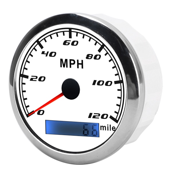 GPS Pointer Speedometer 120 MPH IP67 Vandtæt Rustfrit Stål Universal til Bil Lastbil Båd
