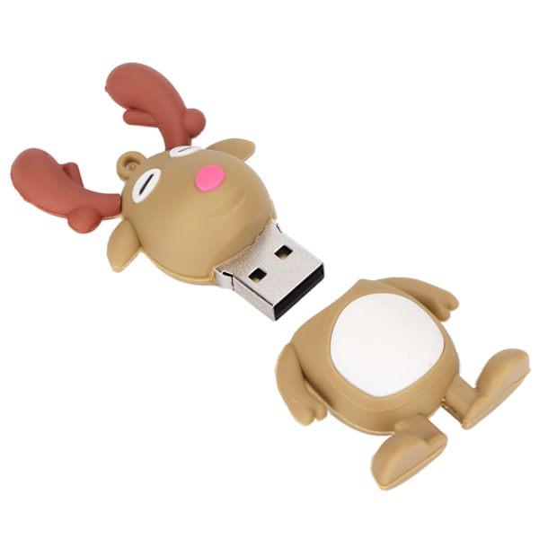 USB-minne - Lätt, bärbar, säker, pålitlig, utsökt PVC-jul USB-minne 32G