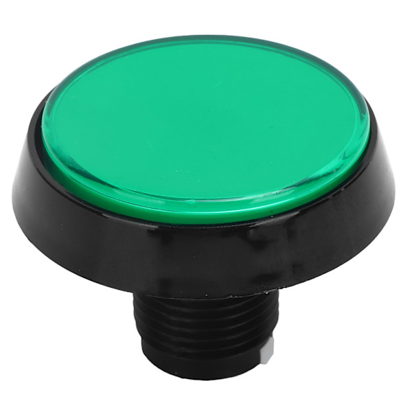 60mm Stor Rund Platt Knapp med LED-ljus 3-fotsbrytare för Kranmaskin Spelkonsol