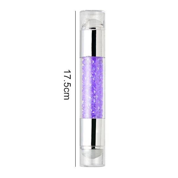 Dobbelthodet neglestempel, silikonestempel gelé, transparent