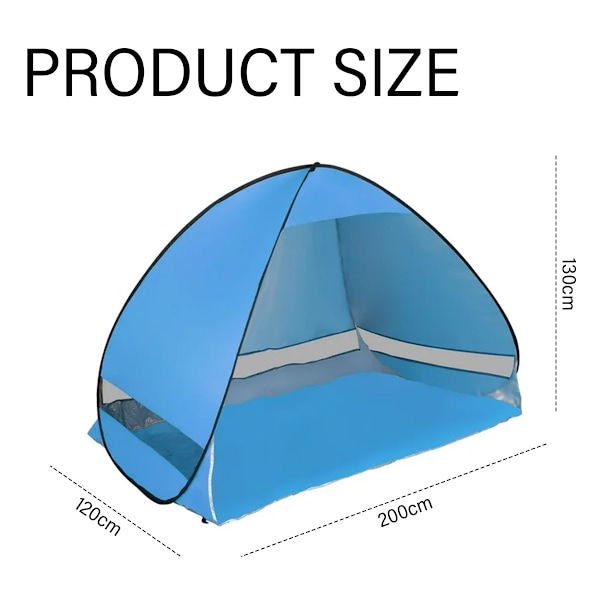 Pop Up Strandtält för Utomhusäventyr, Innovativ Pop-up Design för Omedelbar Uppställning, Vindtät Struktur för Pålitlig Stabilitet