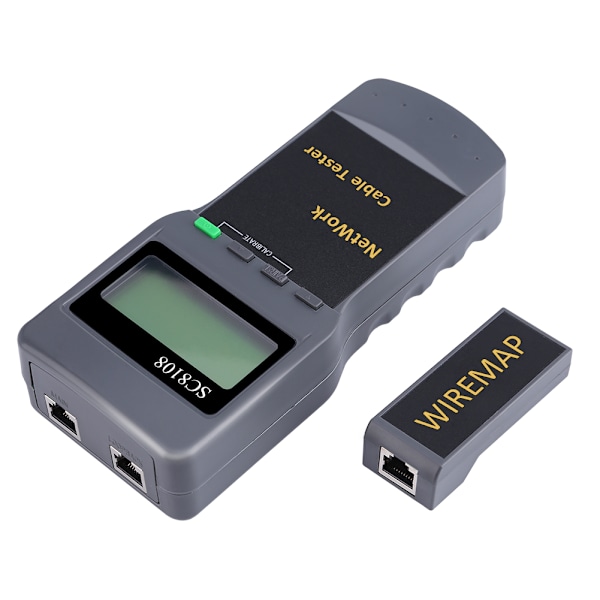 CAT5 RJ45 Nettverkskabel Tester SC8108 Bruddpunkt Finder Lengde Test Områdeavstandsmåler