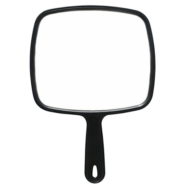 Mångsidig Handspegel för Salong och Hemmabruk, Vanlig Glasspegel med Rundad Form, Hängbar och Handhållen, Lämplig för Styling, Rakning och Smink