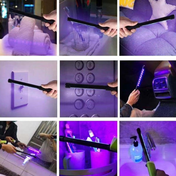 Bärbar USB driven ultraviolett ljus handhållen ultraviolett lampa
