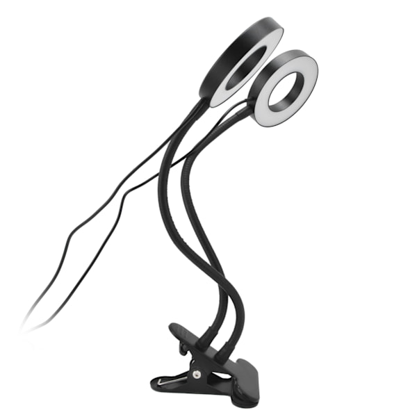 LED-kasvivalo, kaksisuuntainen, 360° säädettävä, USB-käyttöinen, sisätiloihin