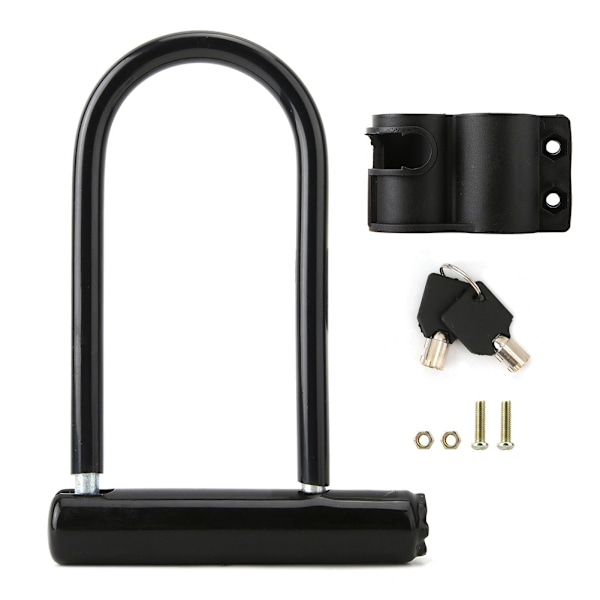 Heavy Duty Zinc Alloy Bike Motorcycle Bicycle U Lock Security Anti Theft