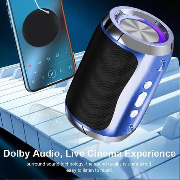 Bærbar Cool Intelligent Stemme Bluetooth Højttaler Udendørs Bluetooth Højttaler