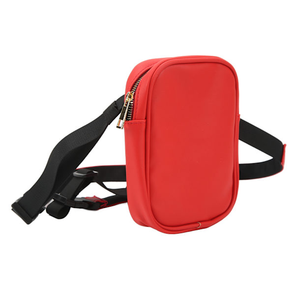 Lårsele Benväska Fanny Pack Stor Kapacitet Kvinnor PU Läder Benväska Utomhus Plånbok