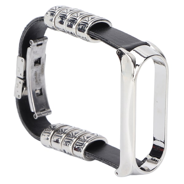 Retro læderrem til Xiaomi Mi Band 5/6 NFC Fashion Retro læderurrem