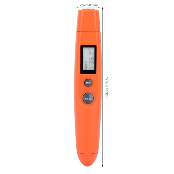 Bærbar Digital LCD Infrarød IR Termometer uden Berøring