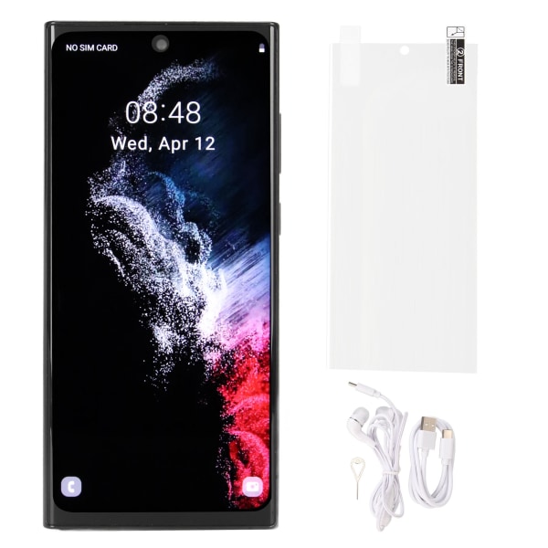 4G LTE Smartphone 6,5 tum Upplåst Mobiltelefon Inbyggd Stylus 8GB RAM 128GB ROM MTK6753 Chip 13MP 24MP Ansiktssigenkänning för Android 12 System