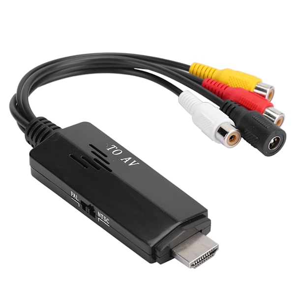 För HDMI till AV RCA 1080P HD-omvandlare adapterkabel hane till hona för TV VCR DVD