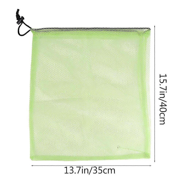 GETIT Polyester Mesh Bundle Pocket Opbevaringspose Kompatibel med Indkøb 6 Stk. Bundt