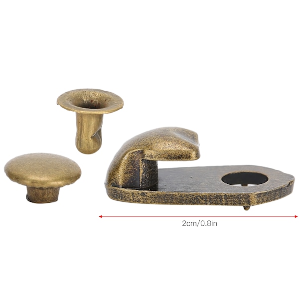 Legering Støvler Krog Nitte med Tape Bronze Vandresko Fastener Stykke Beklædningstilbehør