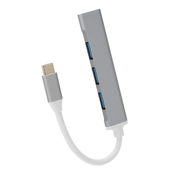 Utsökt låskantsdesign 4 i 1 USB C-hubb med 4 USB-portar (1 x USB 2.0, 3 x USB 3.0), stöder lagringsdiskar, tangentbord och mus, hårddiskar eller